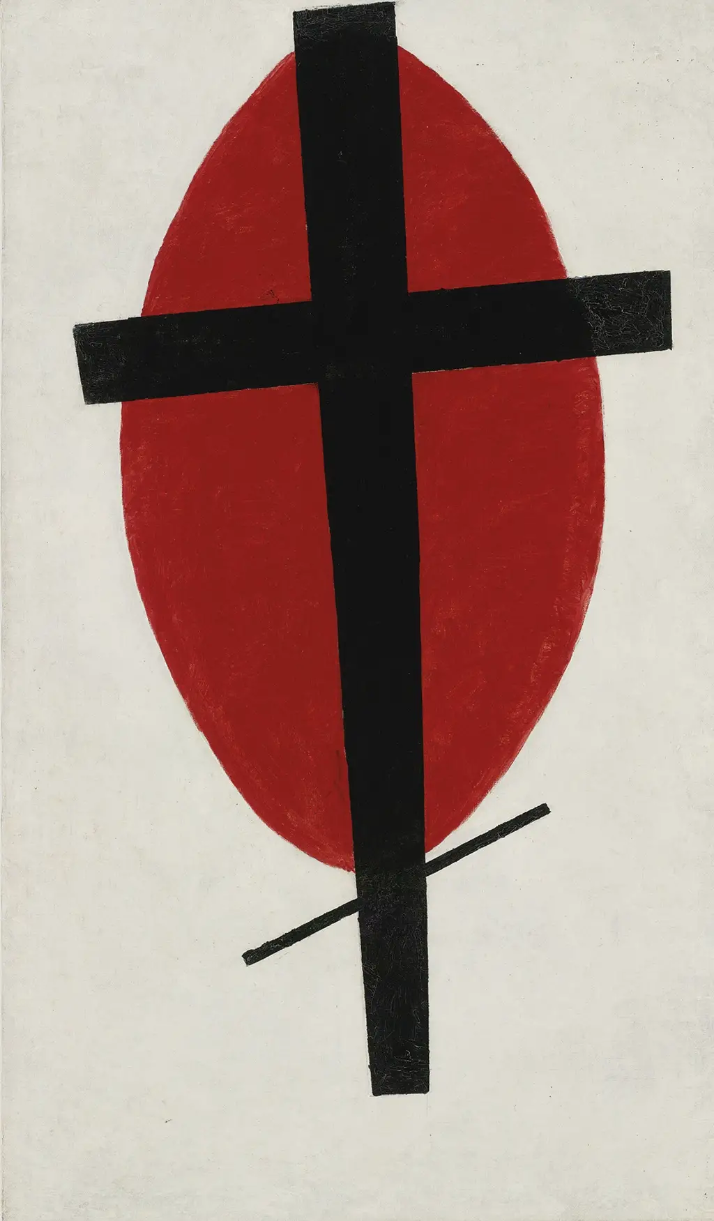 Mystic Suprematism (Black Cross on Red Oval) in Detail Kazimir Malevich